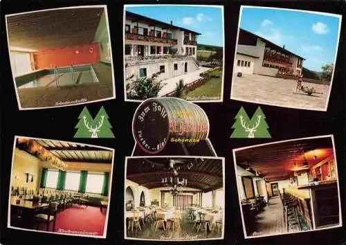 AK / Ansichtskarte 73984566 Schoensee_Oberpfalz Schwimmhalle Terrasse Konferenzraum Saal zum Fast mit Bar