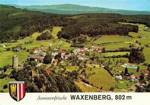 AK / Ansichtskarte  Waxenberg_Oberneukirchen_Muehlviertel_AT Ruine Wagenburg Fliegeraufnahme