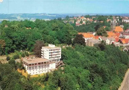 AK / Ansichtskarte 73984591 Tecklenburg Parkhotel Burggraf Fliegeraufnahme