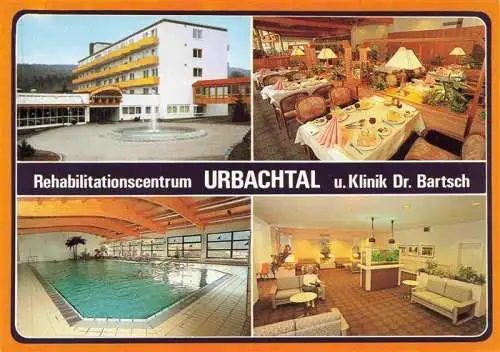 AK / Ansichtskarte  Neukirchen_Knuellgebirge Rehazentrum Urbachtal Gastraum Hallenbad Aufenthaltsraum