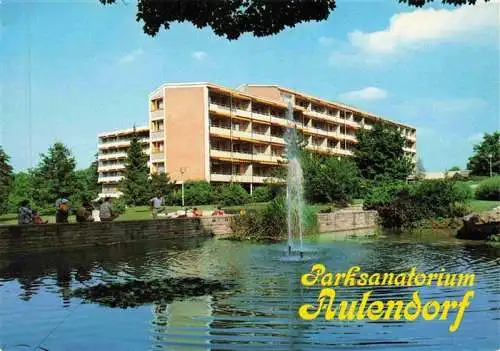 AK / Ansichtskarte  Aulendorf Parksanatorium Aulendorf Seepartie