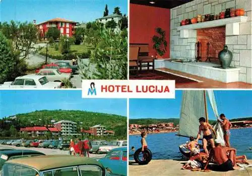 AK / Ansichtskarte 73984605 Portoroz_Portorose_Piran_Istrien_Slovenia Hotel Lucija Panorama Teilansichten
