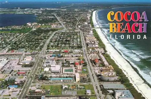 AK / Ansichtskarte 73984612 Florida__US-State Cocoa Beach Fliegeraufnahme
