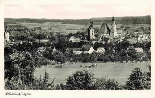 AK / Ansichtskarte 73984630 Weissenburg__Bayern Panorama Blick zur Kirche