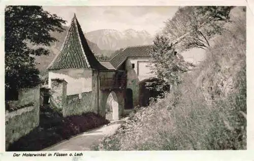 AK / Ansichtskarte  Fuessen_am_Lech_Allgaeu_Bayern Malerwinkel Alpenblick