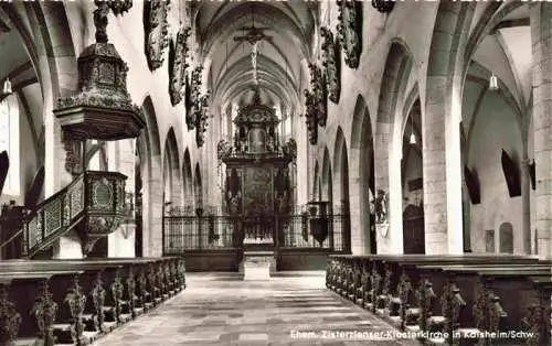 AK / Ansichtskarte 73984638 Kaisheim Ehemalige Zisterzienser-Klosterkirche Innenansicht Spaete Hochgotik