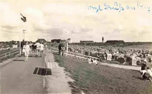 AK / Ansichtskarte 73984663 BueSUM_Nordseebad Strand Promenade