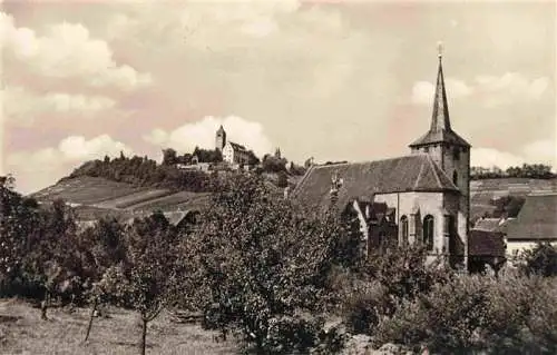 AK / Ansichtskarte 73984669 Stockheim_Brackenheim_Heilbronn_BW Teilansicht mit Kirchen