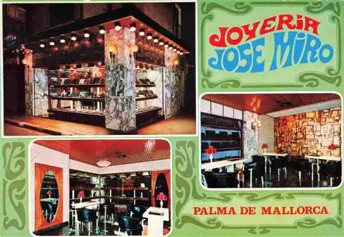 AK / Ansichtskarte 73984679 Palma_de_Mallorca_ES Joyeria Jose Miro Gastraeume Bar