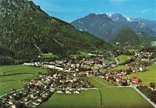 AK / Ansichtskarte  Bayerisch_Gmain Fliegeraufnahme mit Muellnerhorn und Ristfeuchthorn