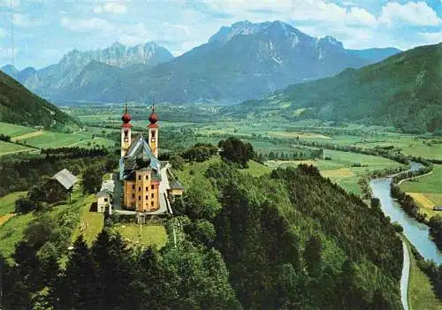 AK / Ansichtskarte  Frauenberg_Steiermark Wallfahrtskirche Fliegeraufnahme