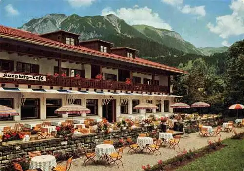 AK / Ansichtskarte  OBERSTDORF Kurplatz Cafe Terrasse