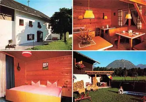 AK / Ansichtskarte  Lechaschau Gaestehaus Pension Haus Christl Gastraum Fremdenzimmer Garten