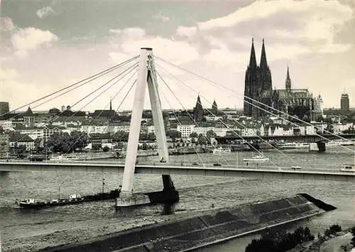 AK / Ansichtskarte  Koeln__Rhein Severinsbruecke und Dom