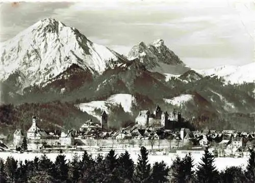 AK / Ansichtskarte 73984823 Fuessen_am_Lech_Allgaeu_Bayern Panorama Wintersportplatz Alpen