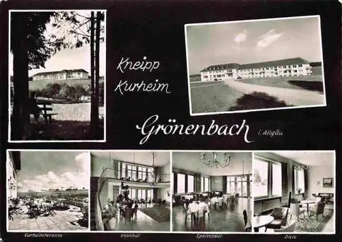 AK / Ansichtskarte 73984824 Groenenbach_Bad Kneipp-Kurheim Terrasse Vestibuel Speisesaal Diele
