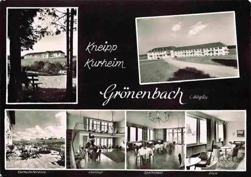 AK / Ansichtskarte  Groenenbach_Bad Kneipp-Kurheim Terrasse Vestibuel Speisesaal Diele