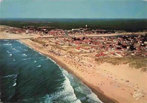 AK / Ansichtskarte  Mimizan_40_Landes Vue Generale aerienne sur la grande plage Sud