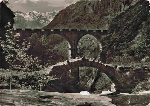 AK / Ansichtskarte  Onsernone_TI Ponte nuovo e vecchio