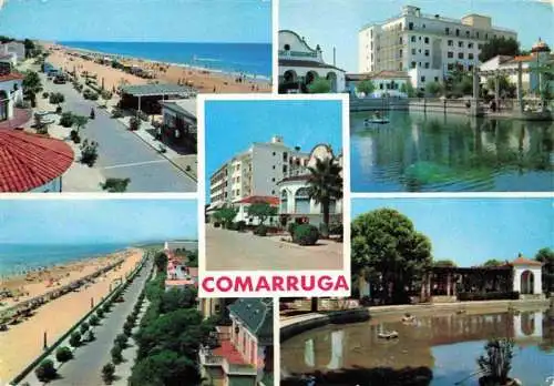 AK / Ansichtskarte 73984910 Comarruga_Vendrell_Costa_Dorada_ES Diversos aspectos de la Villa