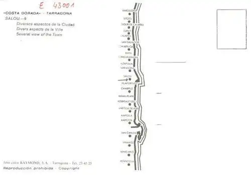 AK / Ansichtskarte  Salou_Tarragona_Costa_Dorada_ES Diversos aspectos de la Ciudad
