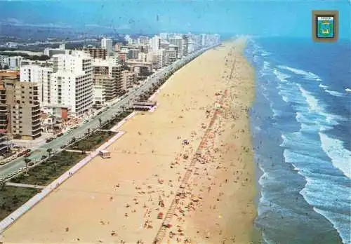 AK / Ansichtskarte 73984919 Gandia_ES Vista aerea de la playa