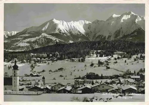 AK / Ansichtskarte  Flims_GR und die Waldhaeuser mit der Signina