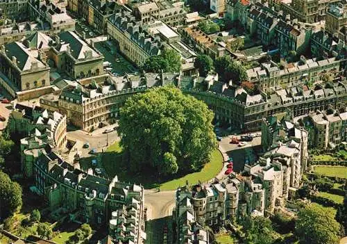 AK / Ansichtskarte  Bath__UK Aerial view of the Circus