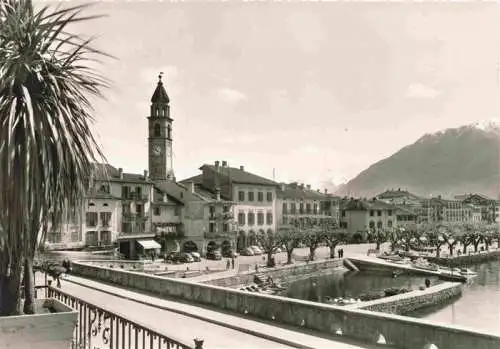 AK / Ansichtskarte  Ascona_Lago_Maggiore_TI Hafenpartie