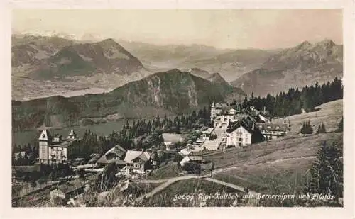 AK / Ansichtskarte  Rigi_Kaltbad_LU mit Berneralpen und Pilatus