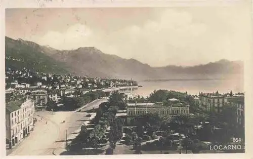 AK / Ansichtskarte  LOCARNO_Lago_Maggiore_TI Panorama