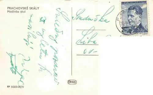 AK / Ansichtskarte  Prachovske_Skaly_CZ Modlitba skal