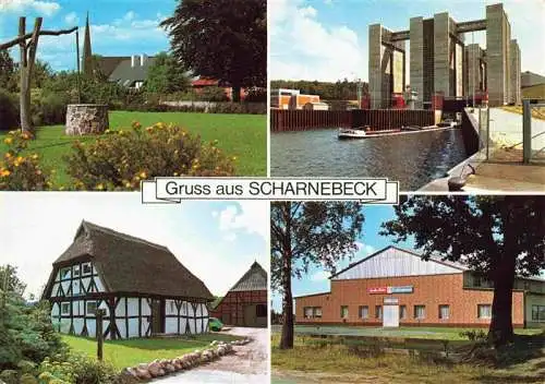 AK / Ansichtskarte 73985099 Scharnebeck_Lueneburg Teilansichten Schiffshebewerk