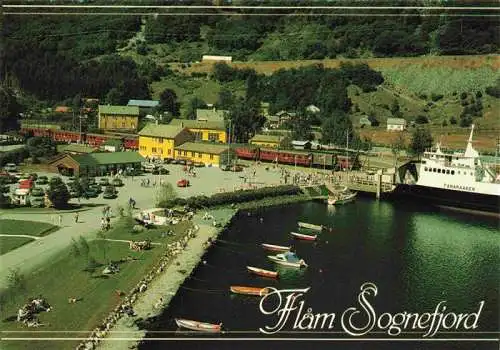 AK / Ansichtskarte  Flam Hafen Sognefjord