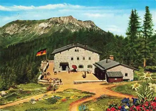 AK / Ansichtskarte 73985154 BERCHTESGADEN Kuehrointhaus gegen Untersberg