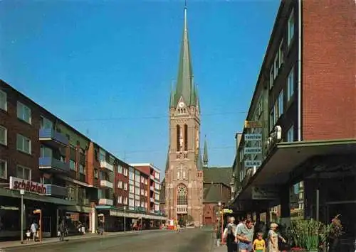 AK / Ansichtskarte  Gladbeck Lambertistrasse mit Lambertikirche