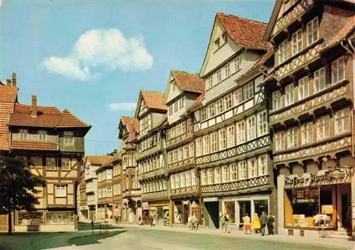 AK / Ansichtskarte 73985169 Hann._Muenden Langestrasse Altstadt Fachwerkhaeuser