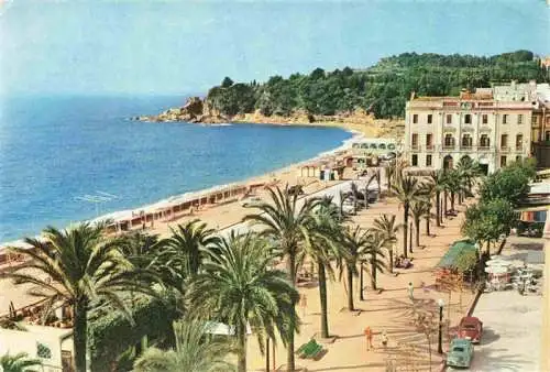 AK / Ansichtskarte 73985186 LLORET_DE_MAR_Costa_Brava_ES Vista parcial del paseo y playa