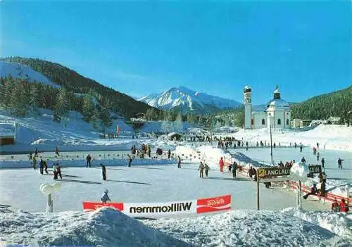 AK / Ansichtskarte 73985211 Seefeld_Tirol Wintersportzentrum Eisstadion