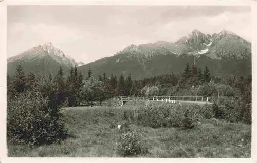 AK / Ansichtskarte  Vysoke_Tatry_Poprad_SK Vyhfad na Tatry z Tatr Lomnici