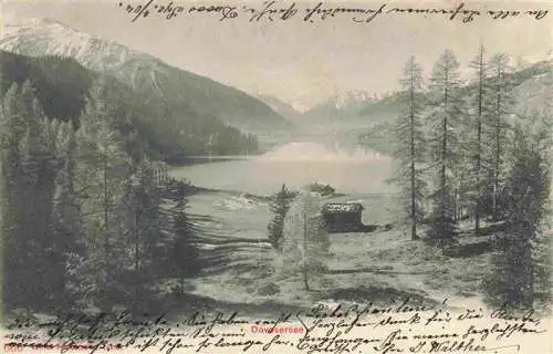AK / Ansichtskarte  Davosersee_DAVOS_GR Panorama