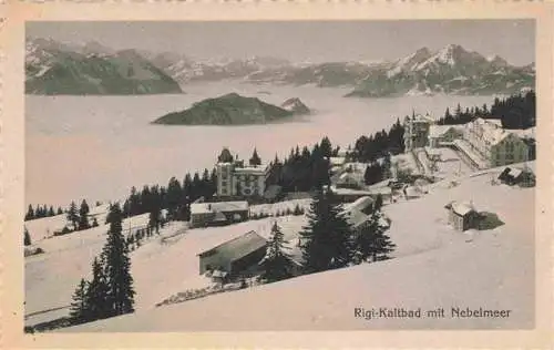 AK / Ansichtskarte  Rigi_Kaltbad_LU mit Nebelmeer