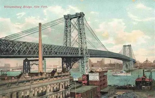 AK / Ansichtskarte  NEW_YORK_City_USA Williamsburg Bridge