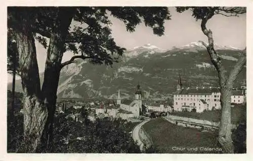 AK / Ansichtskarte  CHUR_Coire_GR und Calanda