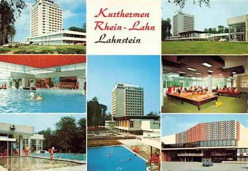 AK / Ansichtskarte 73985365 Lahnstein Kurthermen Rhein Lahnstein Hallen und Freibad Speisesaal