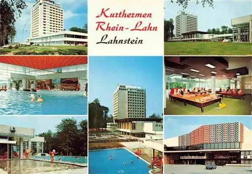 AK / Ansichtskarte  Lahnstein Kurthermen Rhein Lahnstein Hallen und Freibad Speisesaal