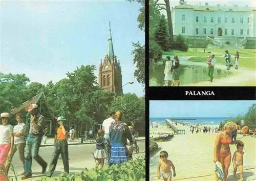 AK / Ansichtskarte  Palanga_Seebad_Polaga_Lithuania Vytauto Gatte Gintaro muziejus Botanikos parke Palangos tiltas