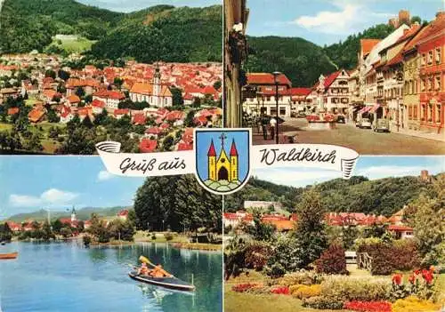 AK / Ansichtskarte 73985387 Waldkirch_Breisgau Panorama Stadtzentrum Rudern