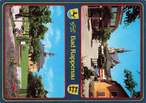 AK / Ansichtskarte 73985402 Bad_Rappenau Motiv mit Kirche Salinenamtsgebaeude Parkanlagen