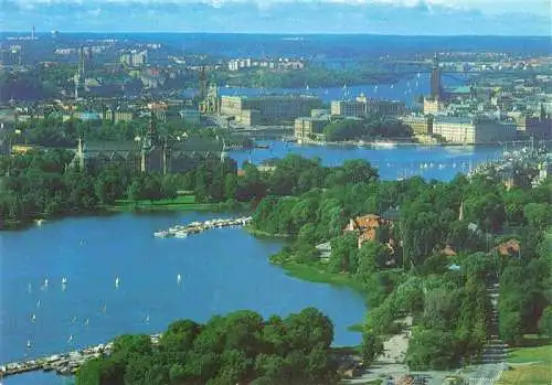 AK / Ansichtskarte 73985416 STOCKHOLM__Sweden Panorama Blick vom Kaknaesturm